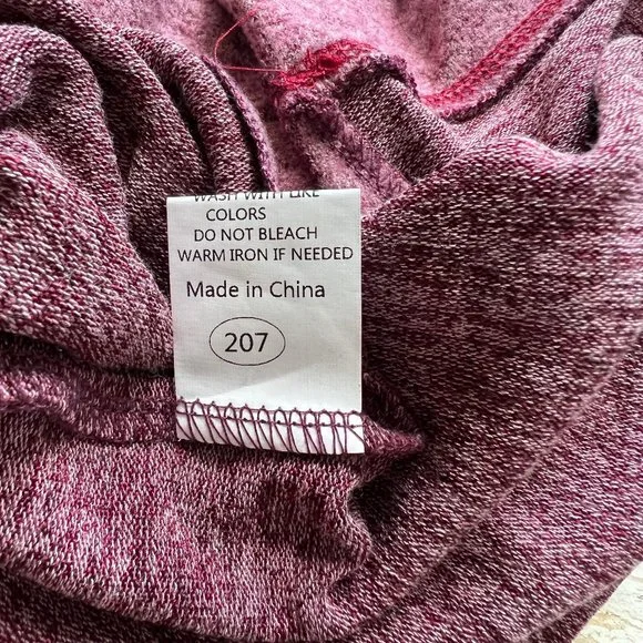 NEW Lightweight Pullover Sweater Heather Rose Color, Size Large - Picture 6 of 13